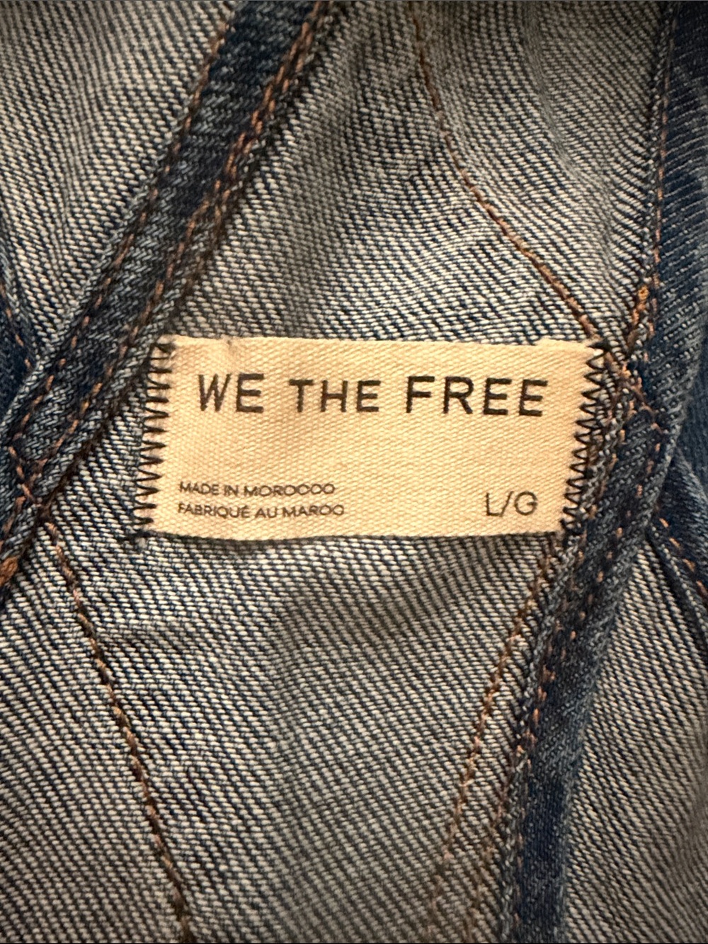 Free People Classic Indigo Denim Overalls - Picture 4 of 5